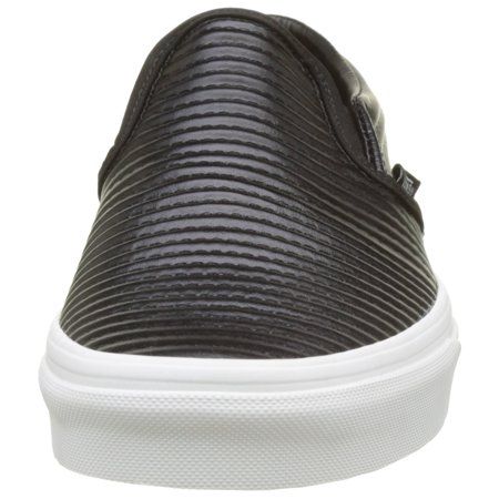  0A38F7OGG - VANS MOTO LEATHER CLASSIC SLIP-ON BLACK 