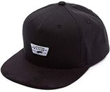  0A31CFBLK - Vans Men's Mini Full Patch Snapback Hat Black 