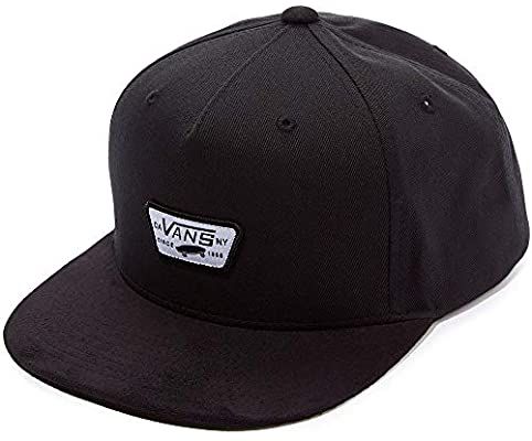  0A31CFBLK - Vans Men's Mini Full Patch Snapback Hat Black 