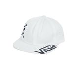  0A3HN7WHT - Vans Distort Jockey White Black Strapback Checkerboard Hat 