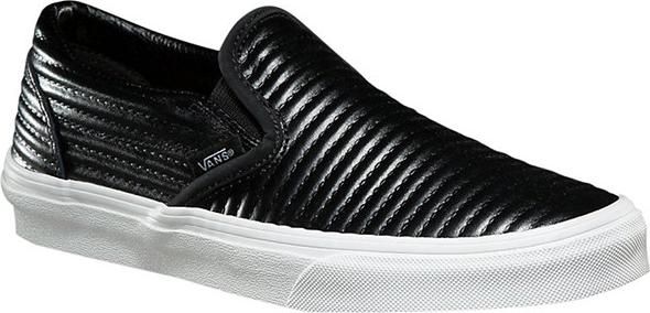  0A38F7OGG - VANS MOTO LEATHER CLASSIC SLIP-ON BLACK 