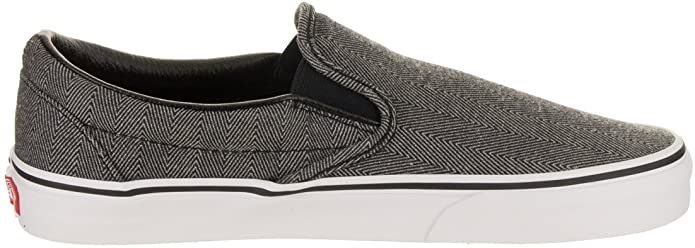  0A38F7U4J - Vans Herringbone Classic Black/True White 
