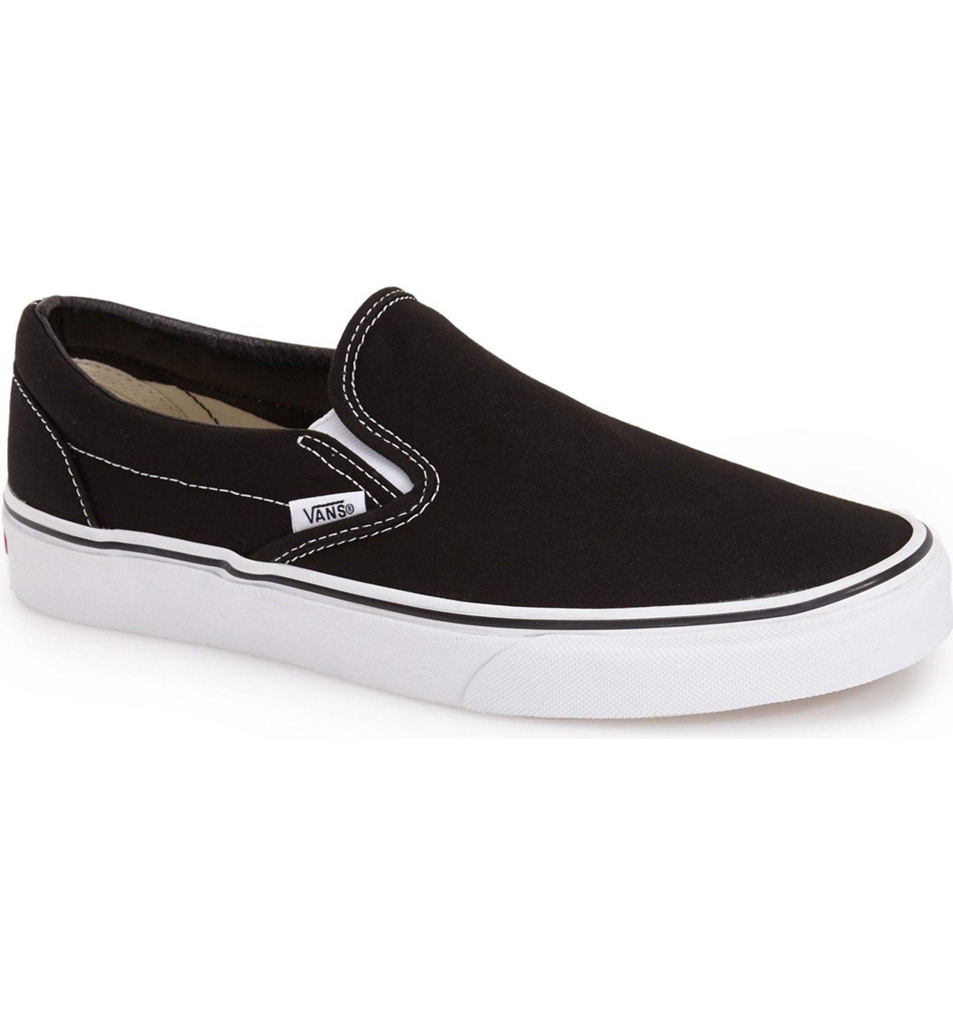  000EYEBLK - Vans Classic Slip-On Black White 