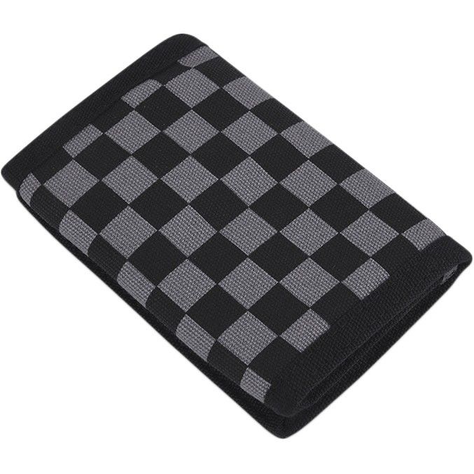  000EJAK0J - Vans Black and Gunmetal Grey Men's Wallet 