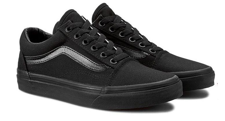  000D3HBKA - CANVAS OLD SKOOL ALL BLACK 