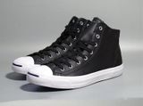  155718C - Converse Jack Purcell Leather Mid 'Black' 