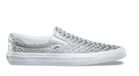 0A38F7OFA - Vans Slip-On Metallic Snake 