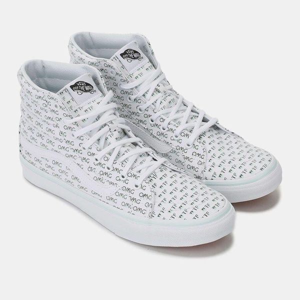  0A32R2MUR -  SK8 - Hi Slim ( Sayings) True White 