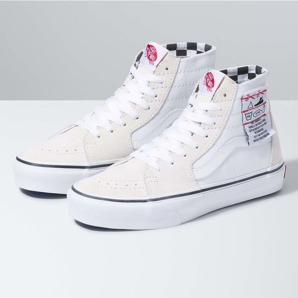  0A4U1624F - Sk8-Hi DIY Tapered White 