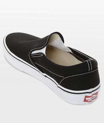  000EYEBLK - Vans Classic Slip-On Black White 
