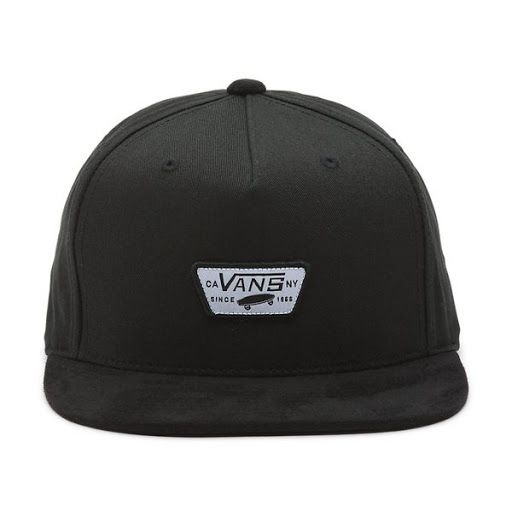  0A31CFBLK - Vans Men's Mini Full Patch Snapback Hat Black 