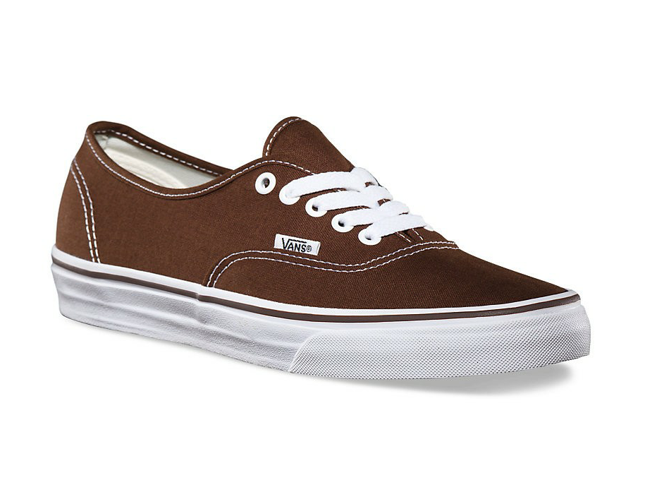  0EE3ESP - Vans Men Women Shoes Authentic Espresso Brown Canvas 