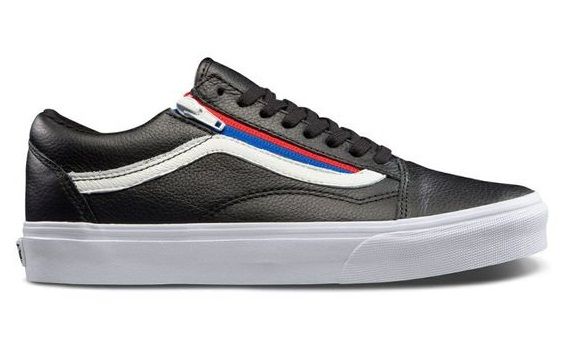  0A3493OU8 - Vans Old Skoll Zip Leather Black 
