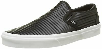  0A38F7OGG - VANS MOTO LEATHER CLASSIC SLIP-ON BLACK 