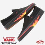  0A38F7Q8Q - Vans Classic Slip-On Flame Wall 