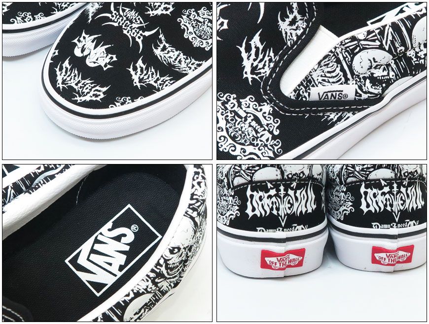  0A4BV3V8V - Vans Slip-On Forgotten Bones 