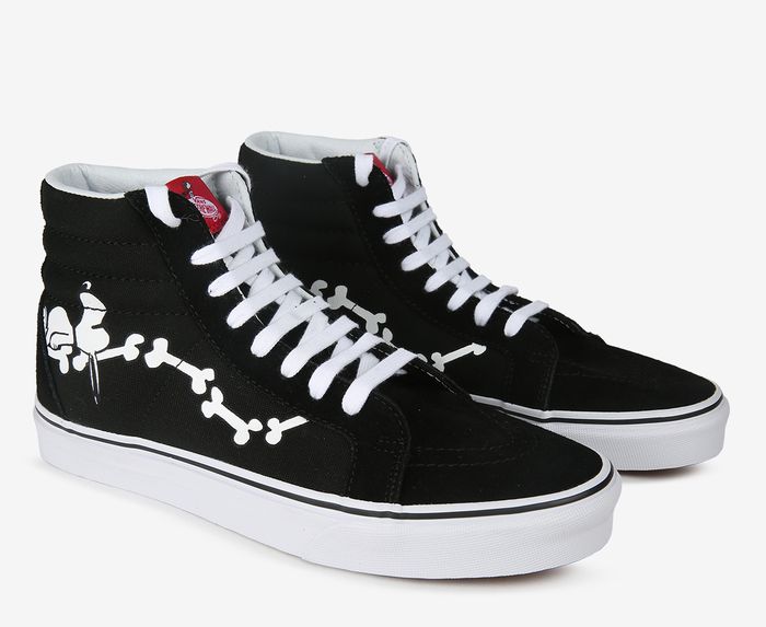  0A2XSBOHL - Vans X Peanuts Sk8-Hi Reissue in Snoopy Bones/Black 