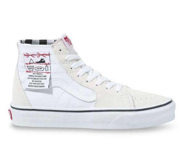  0A4U1624F - Sk8-Hi DIY Tapered White 