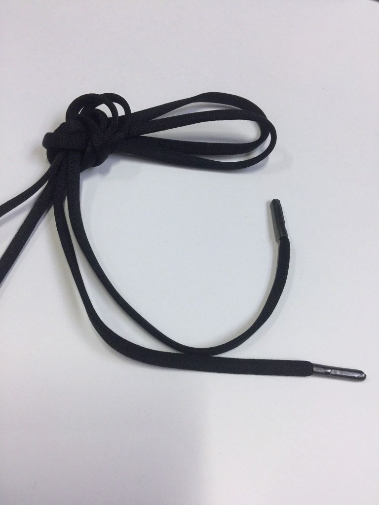  Dây giày đàn hồi đen 