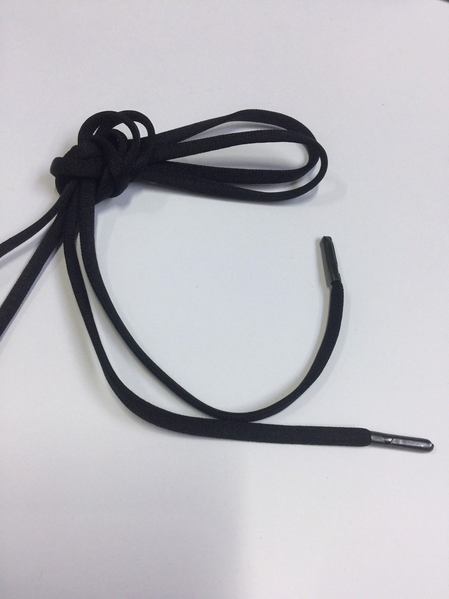  Dây giày đàn hồi đen 