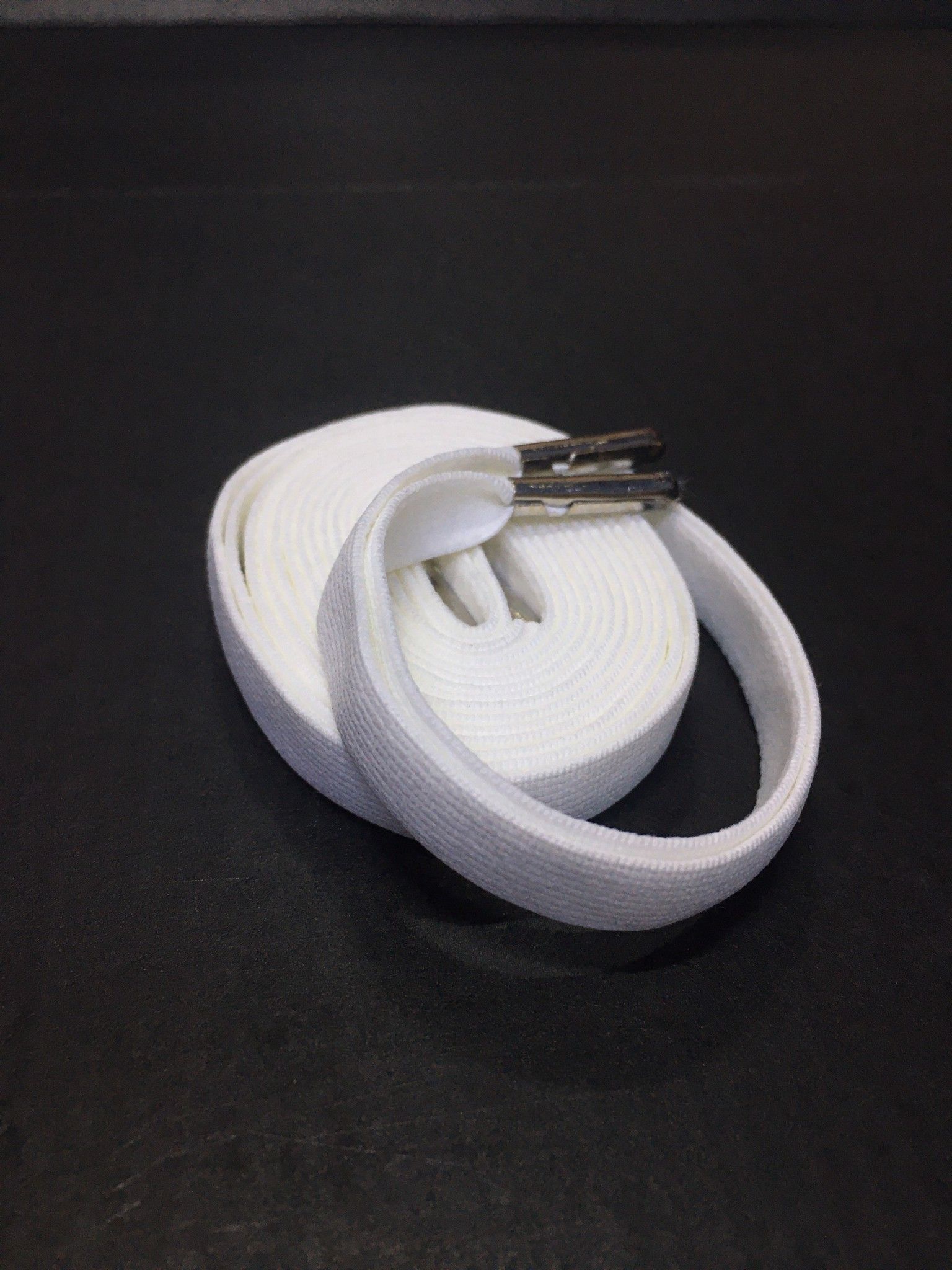  Dây giầy đàn hồi trắng 