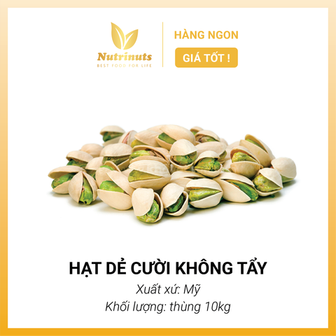 Hạt dẻ cười không tẩy