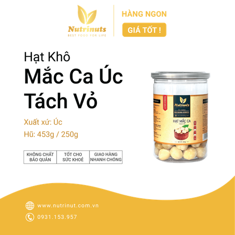 NHÂN MẮC CA ÚC Nguyên hạt NUTRINUT