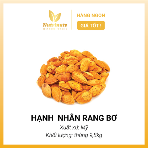 Hạt hạnh nhân rang bơ