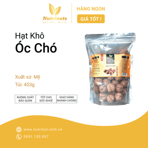 Quả óc chó vàng Mỹ Nutrinut