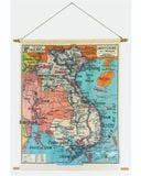  'Indochina & Siam' Hanging Map - CTT0001 