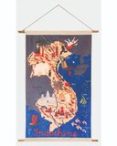  'Indochina' Hanging Map - CTT0010 
