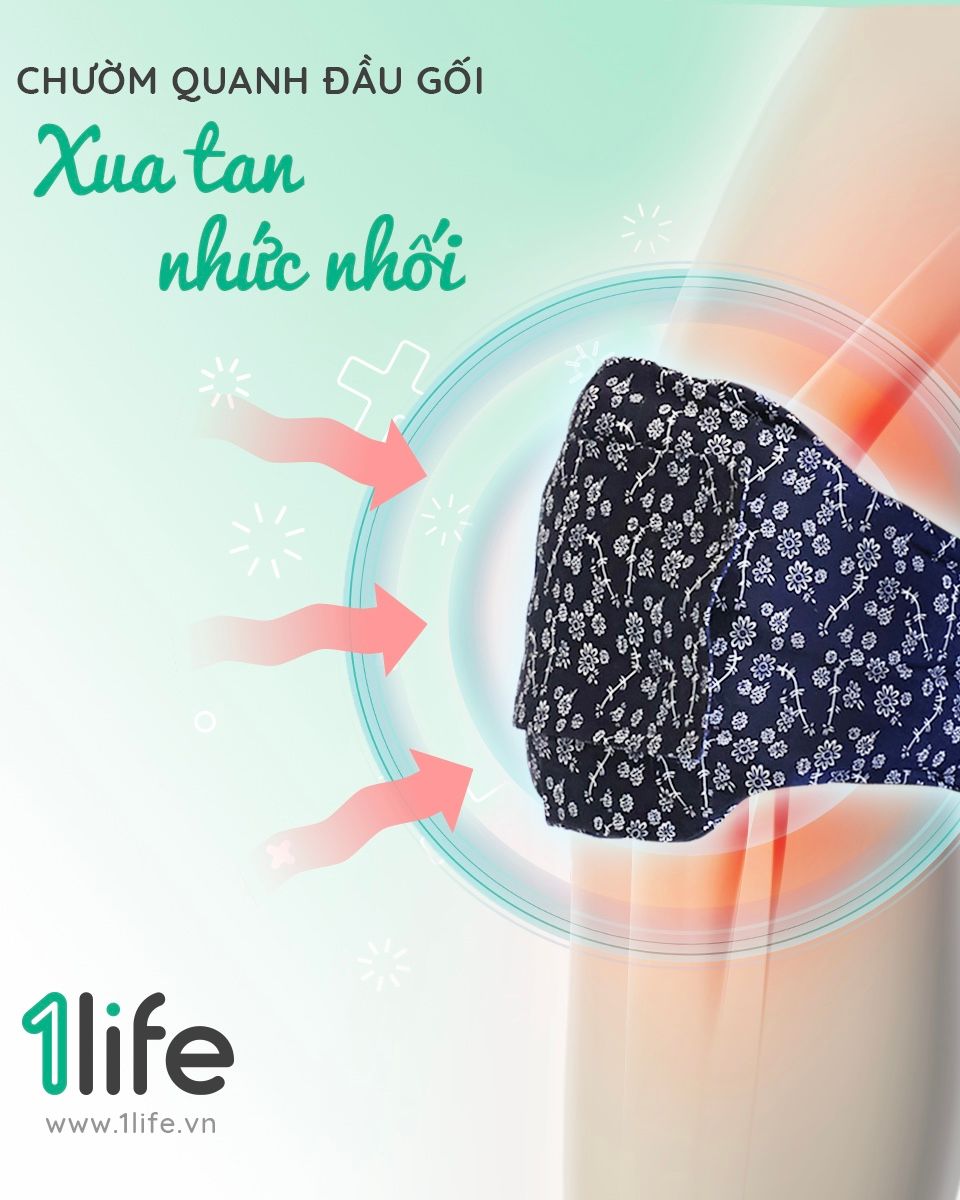  Knee Herbal Pillow - Gối Chườm Đầu Gối 