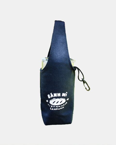  Blue - Bánh Mì Canvas One-strap Cup Holder 