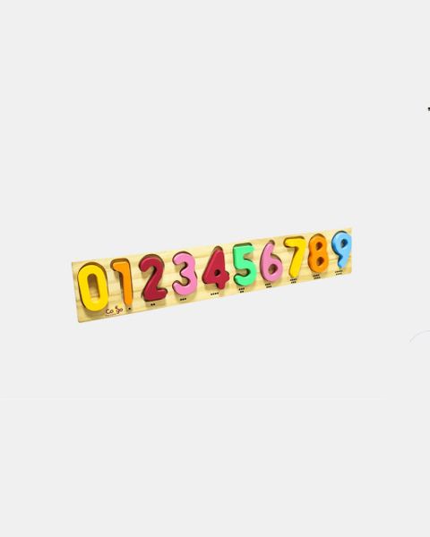  Wooden Numbers Puzzle Board - Bảng Số 