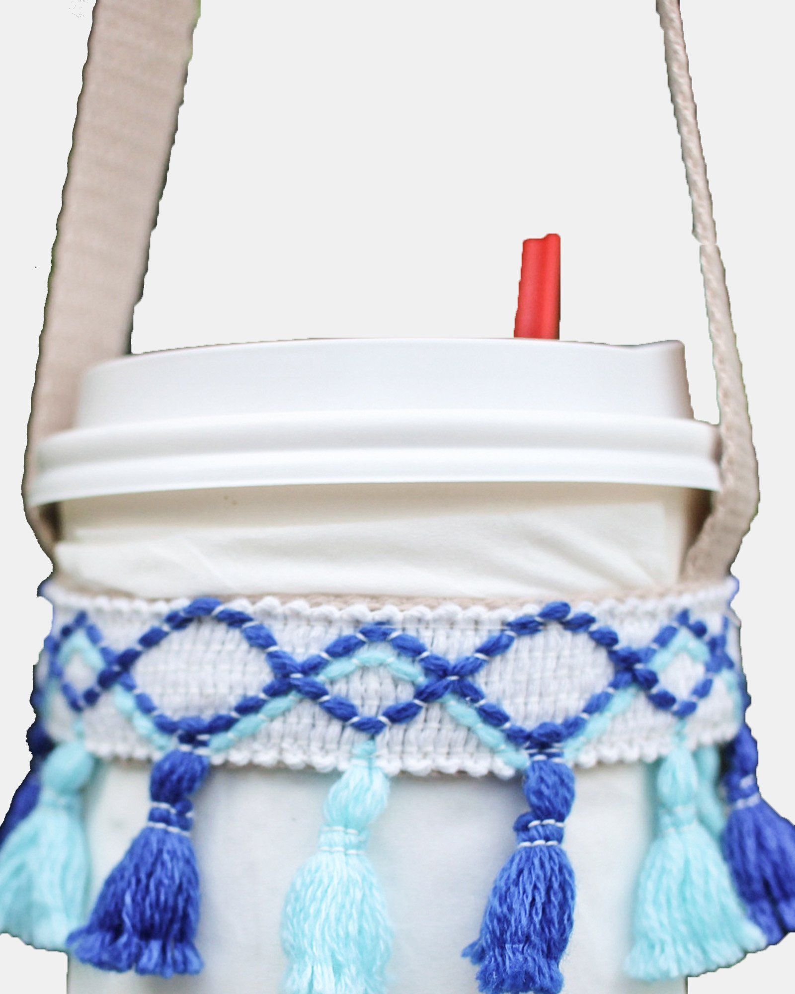  Blue Ocean Tassels Cup Holder 