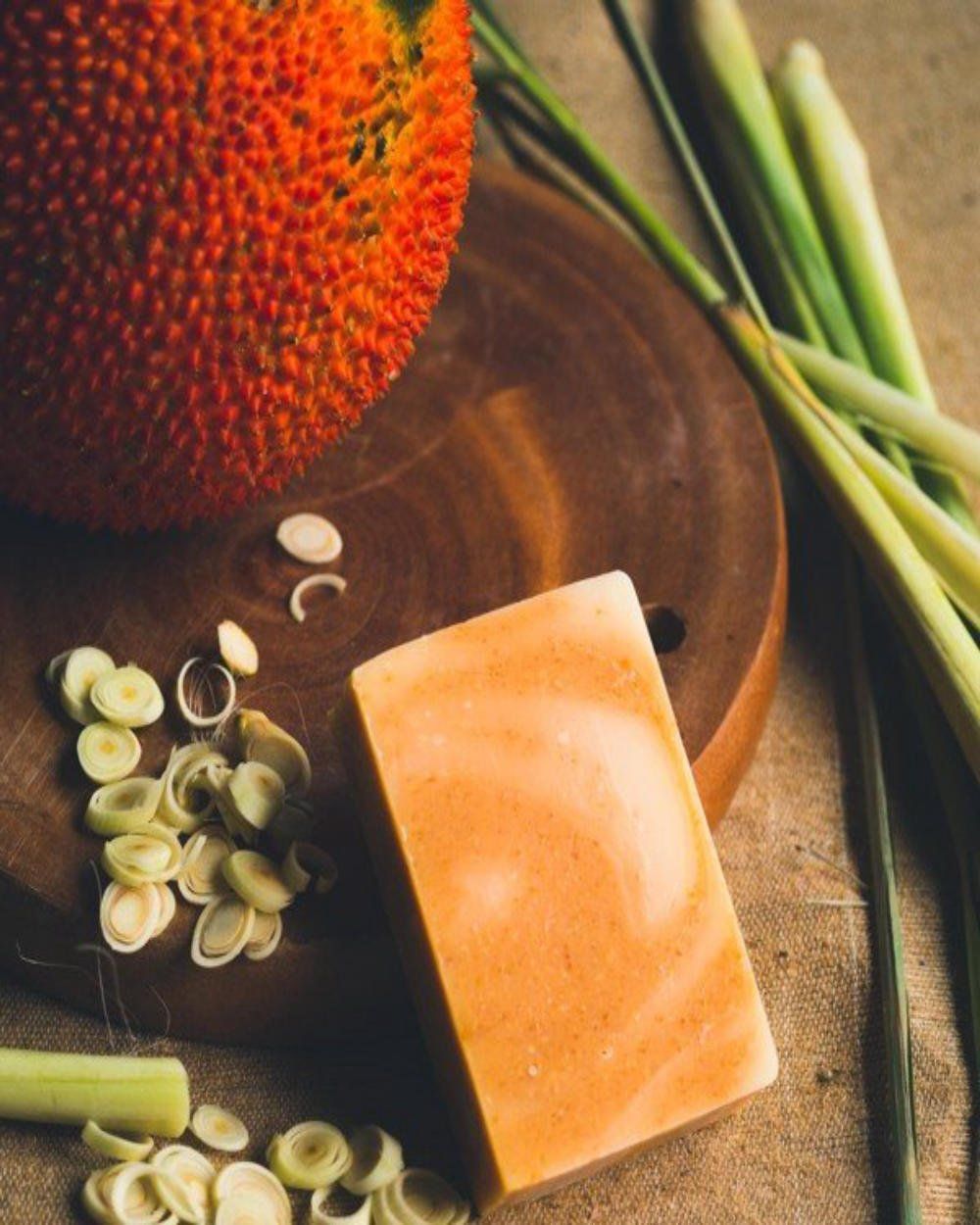  Gac Fruit & Lemongrass Luxurious Natural Soap 