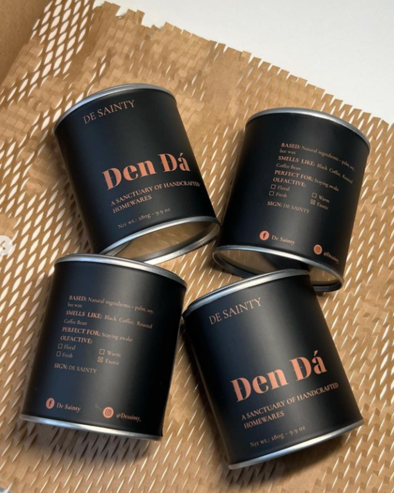  Đen Đá Candle 
