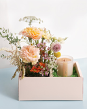  Flower Bouquet with Candle 8 | Set Hoa Tươi kèm Nến thơm | Quà tặng 8/3 