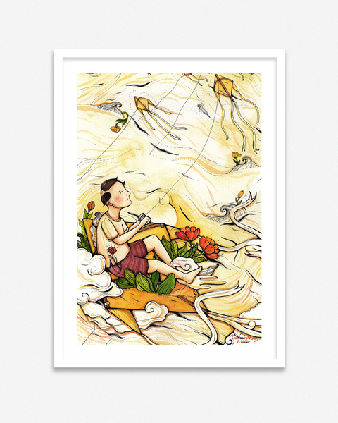  Flying Kite Poster - Thả Diều 