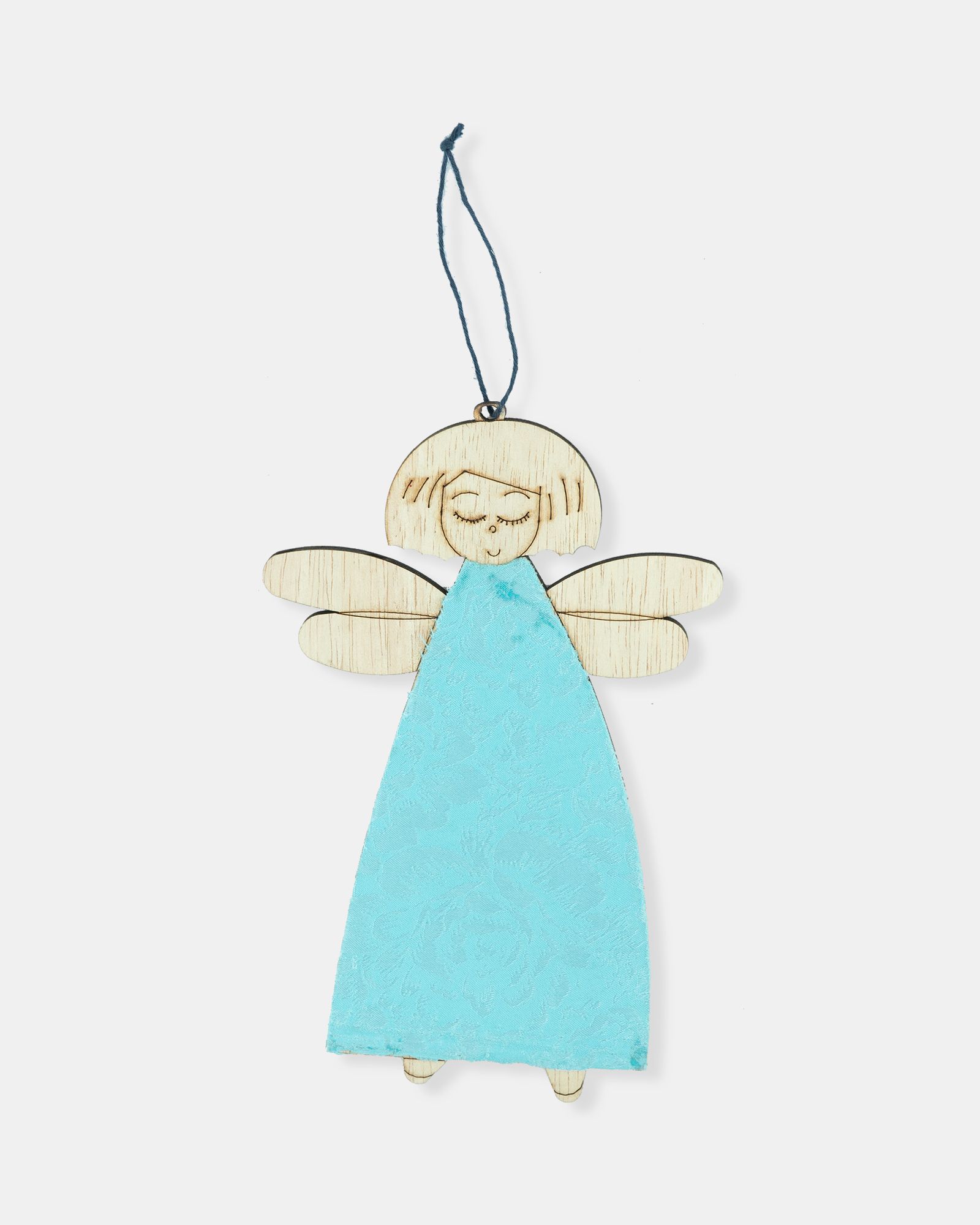  Medium Wooden Angel - Thiên Thần Gỗ 