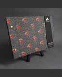  Red Flower Fabric Photo Album 