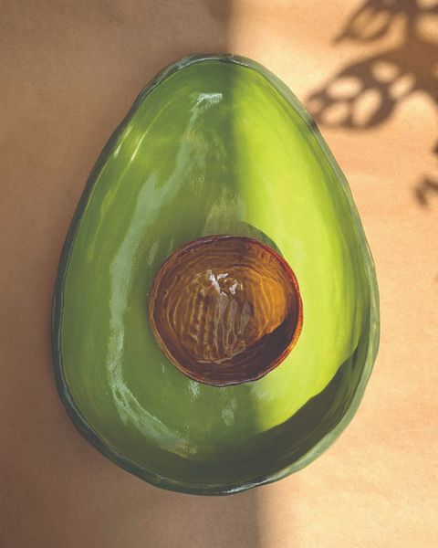  Avocado Plate 