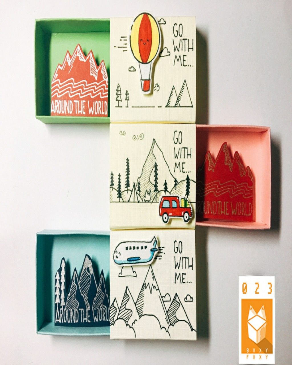  Matchbox - Thiệp Hộp Diêm 