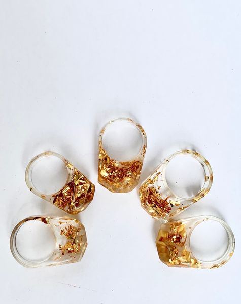  White Cara Ring 