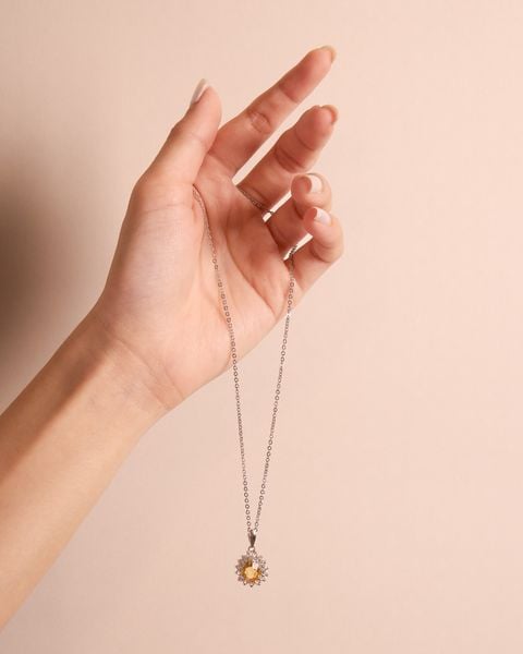  Citrin Alloy Necklace 
