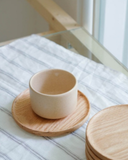  Maple Round Tray 12/Khay tròn 12cm gỗ Maple 
