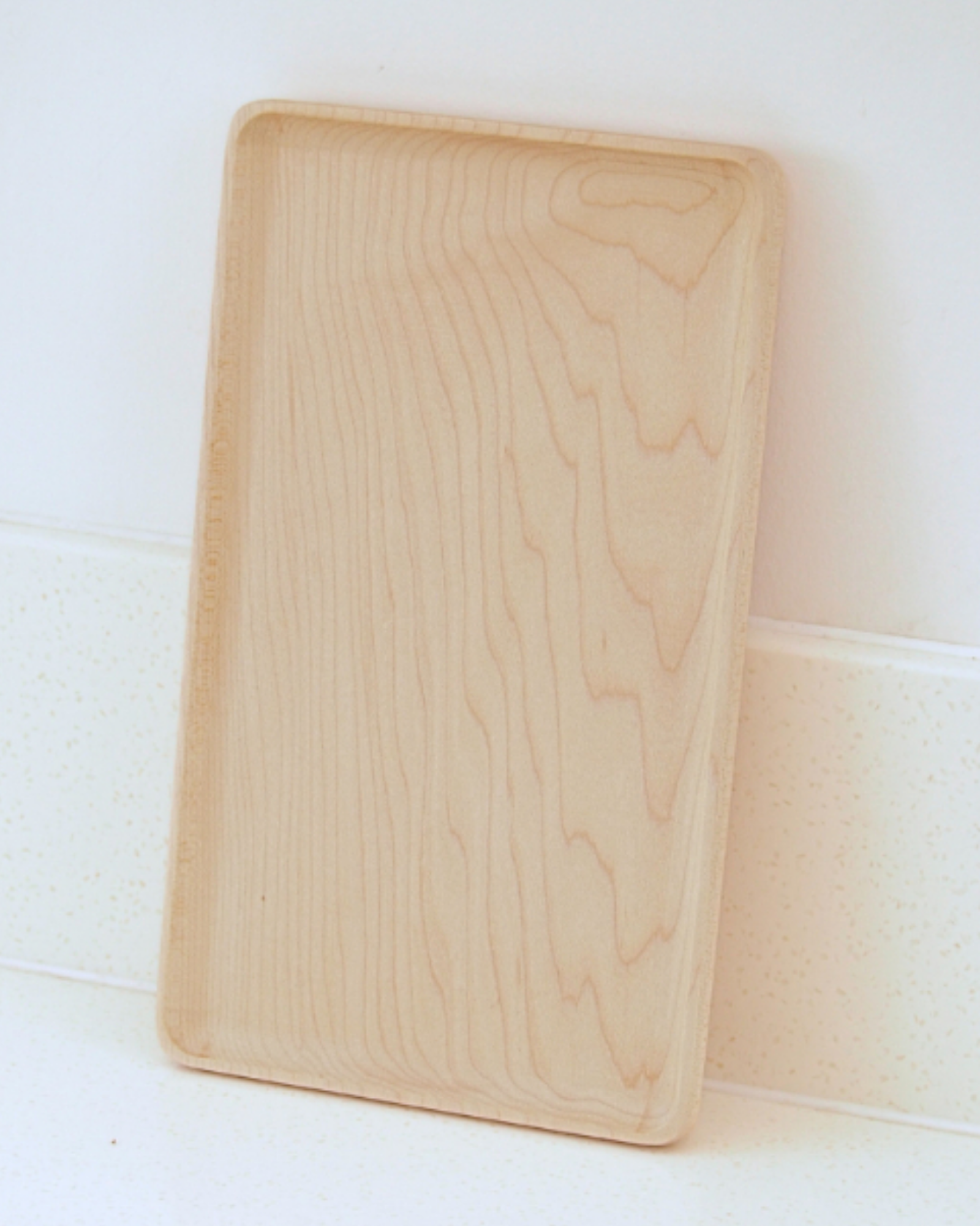  Maple Rectangular Tray 25x15cm/Khay CN 25x15 gỗ Maple 