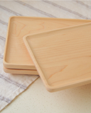  Maple Rectangular Tray 25x15cm/Khay CN 25x15 gỗ Maple 