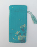  Hand Painted Silk Pouch 