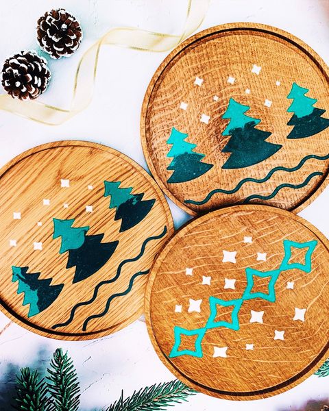  Xmas Tree Plate 